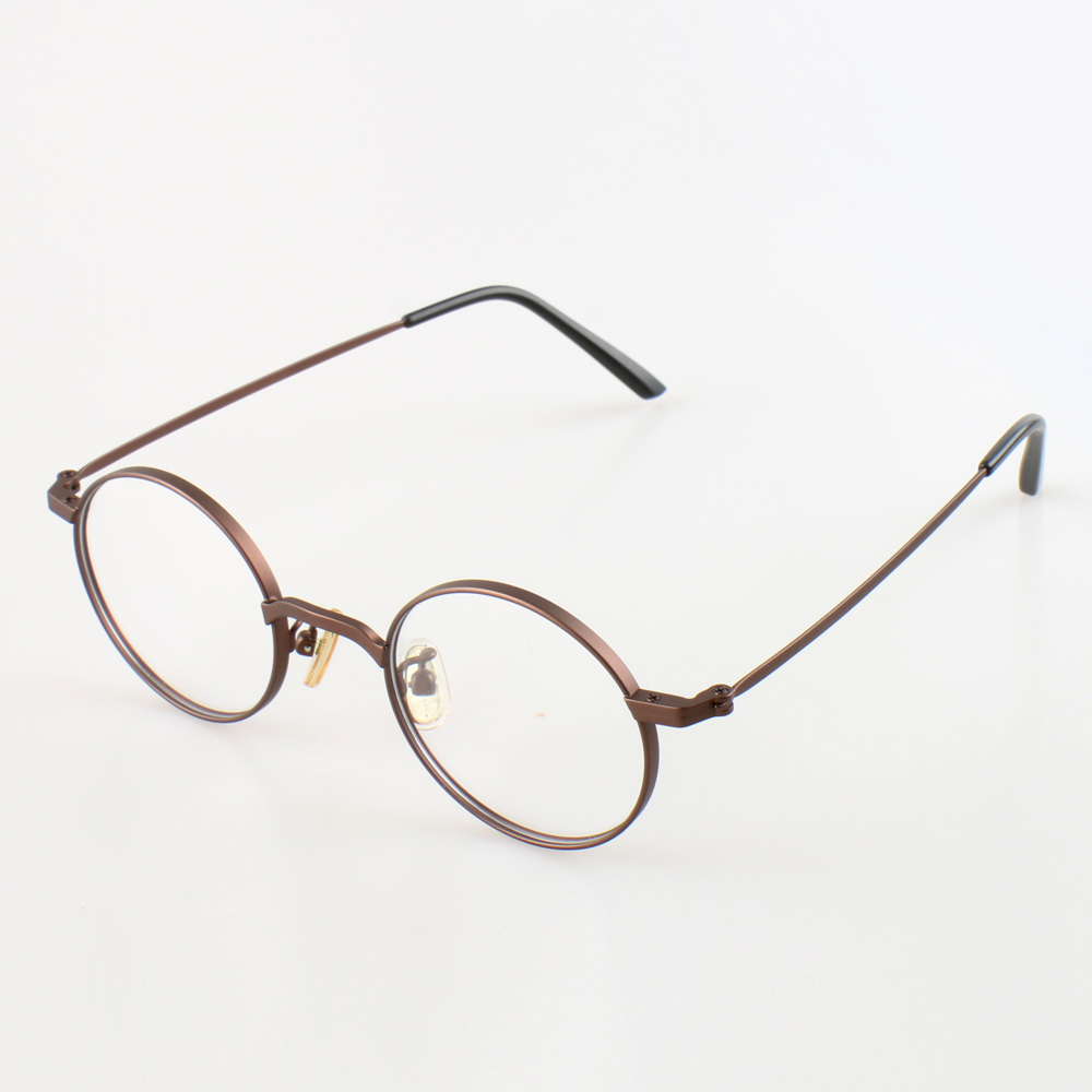 [2ditor] PROOPTIC Titanium round glasses frame suitable for high frequency / Korea